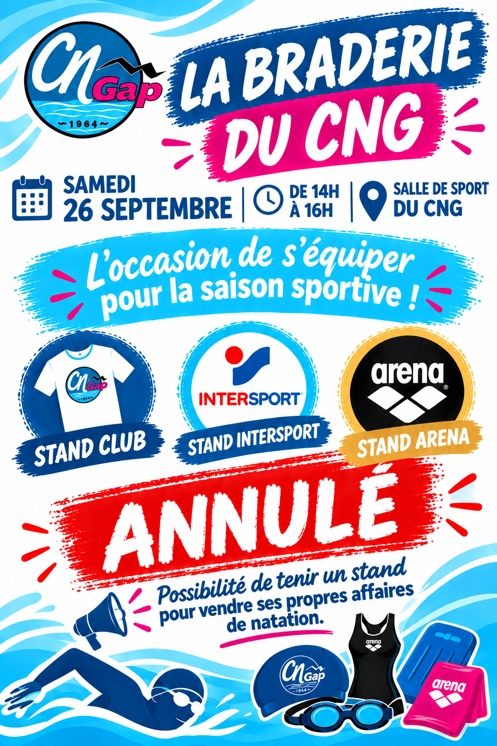 Braderie du CNG - Annulée
